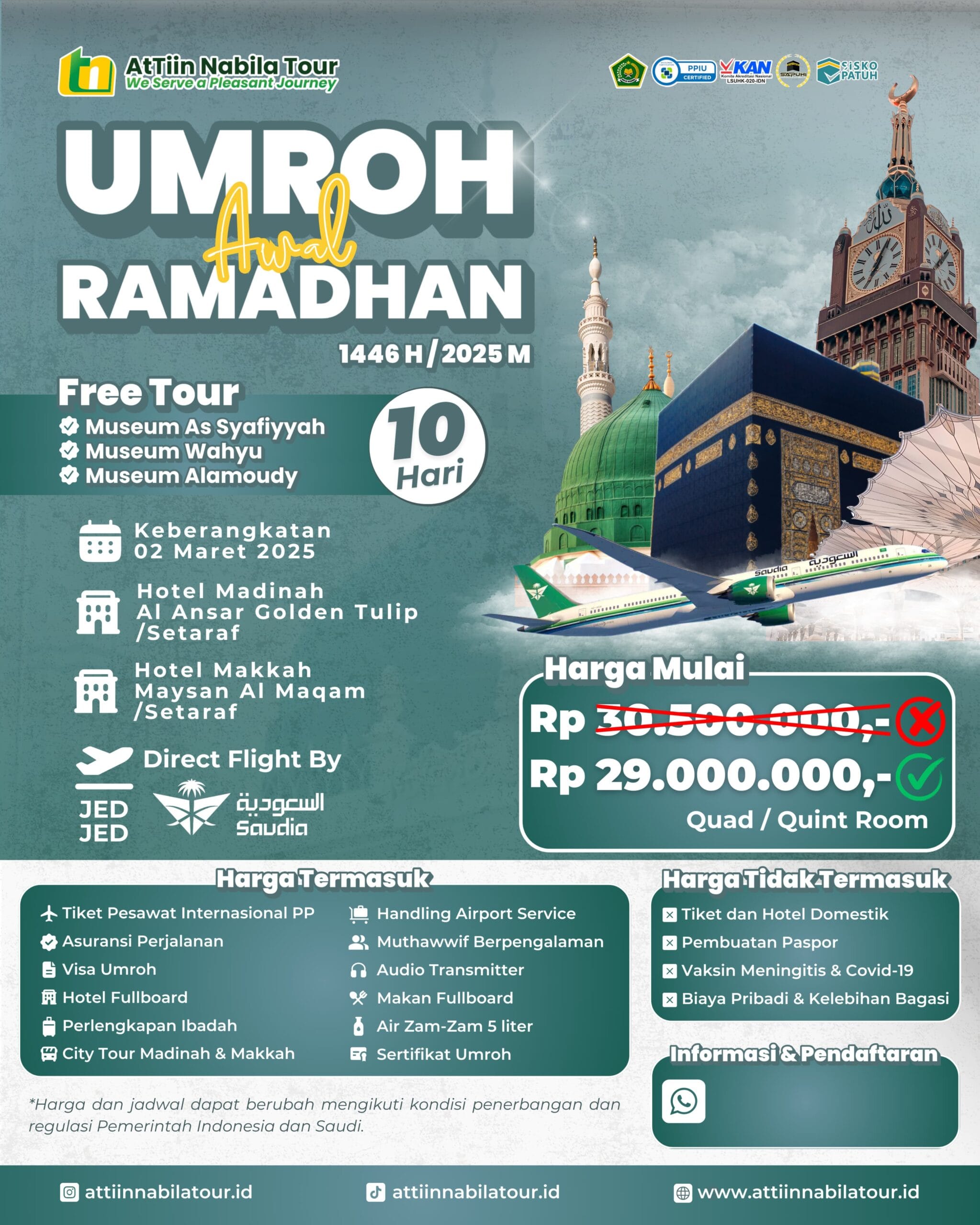 Promo Umroh Awal Ramadhan